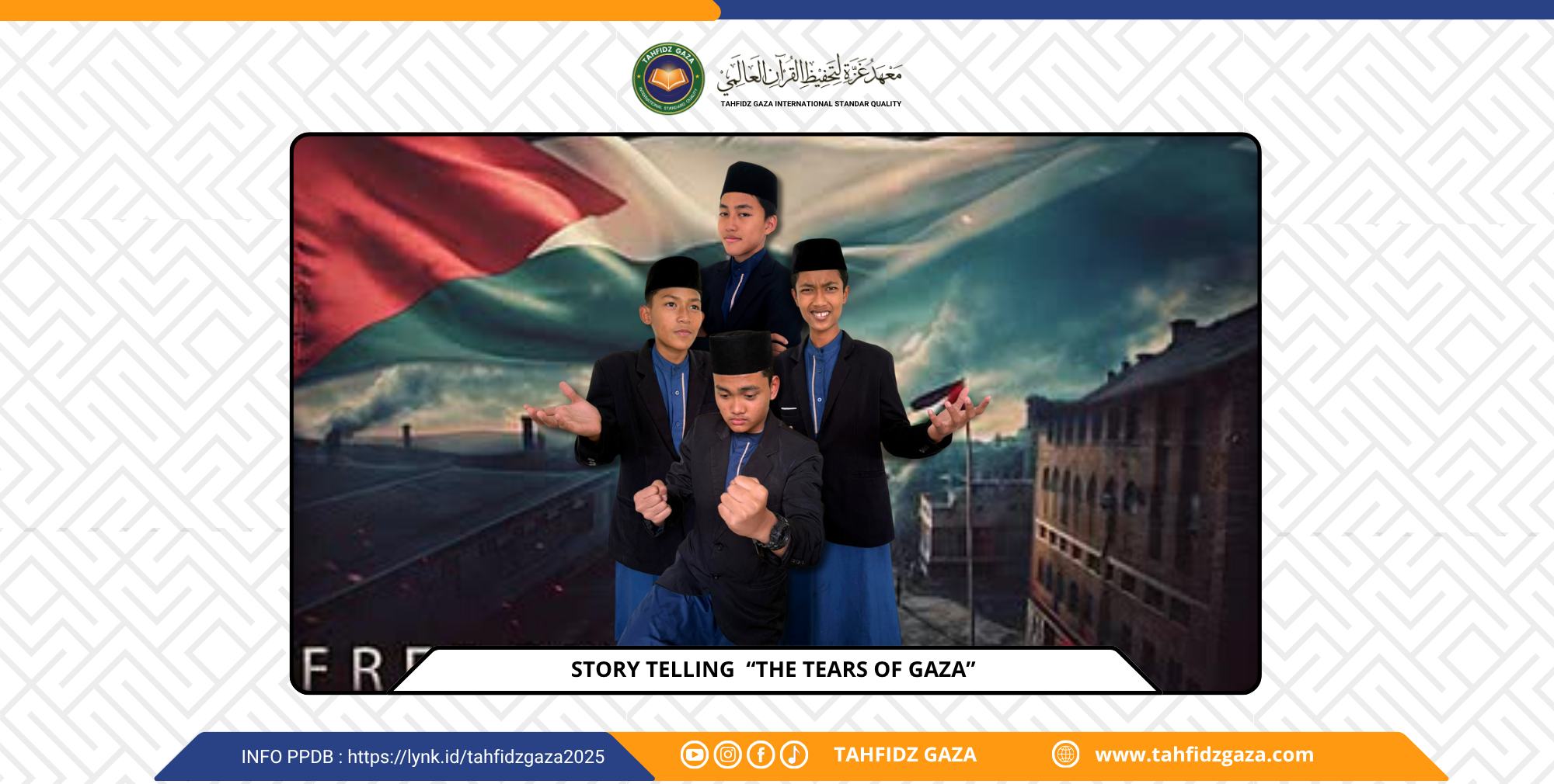 Santri Tahfidz Gaza Tampilkan Storytelling “The Tears of Gaza” dalam Acara Silaturahim Akbar