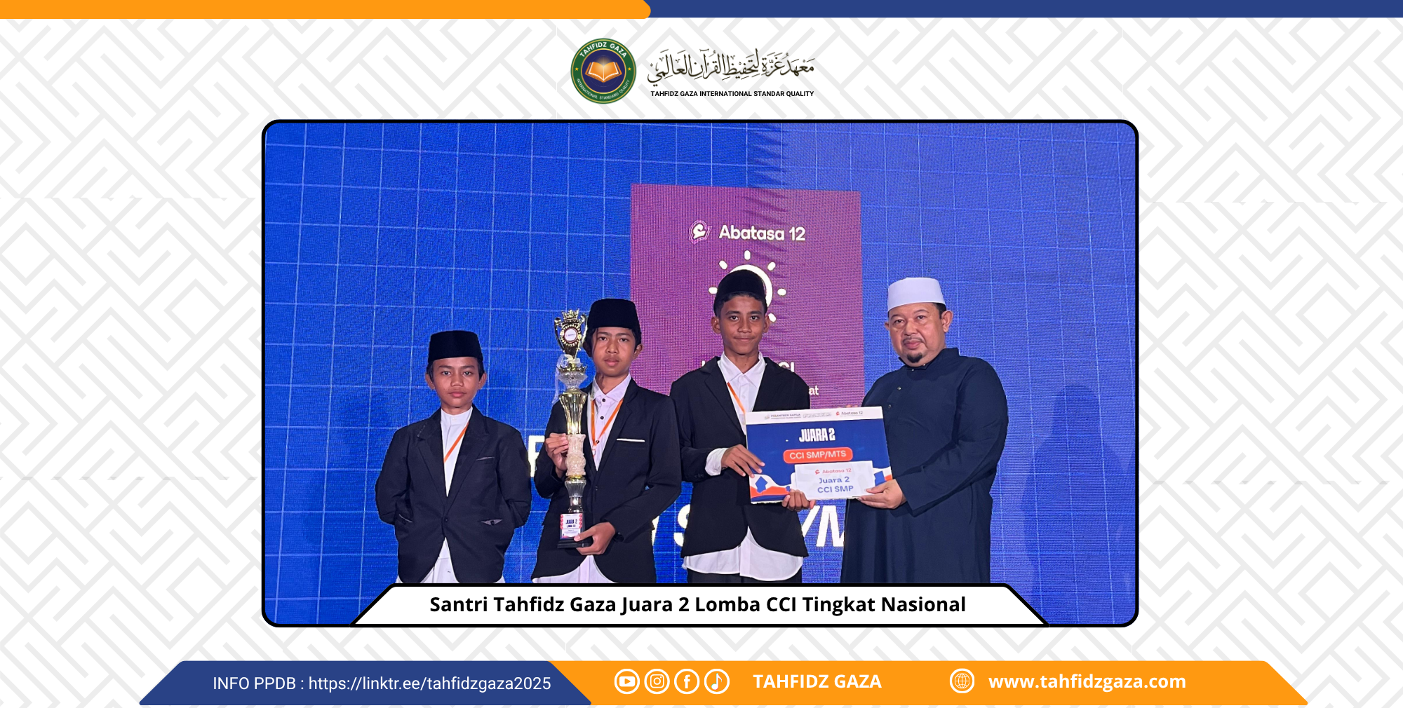 Santri SMP Tahfidz Gaza Bogor Raih Juara 2 Nasional Lomba Cerdas Cermat Islam (CCI) 2025