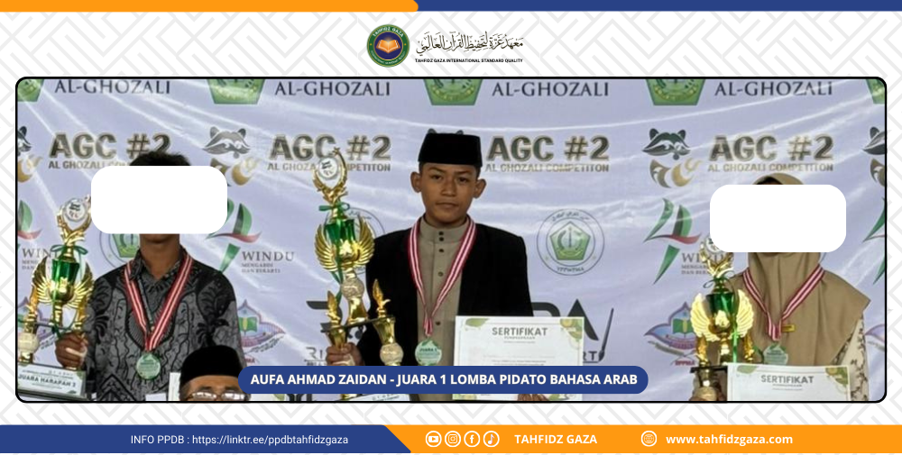 Santri Tahfidz Gaza Bogor Raih Juara 1 Lomba Pidato Bahasa Arab Tingkat Nasional
